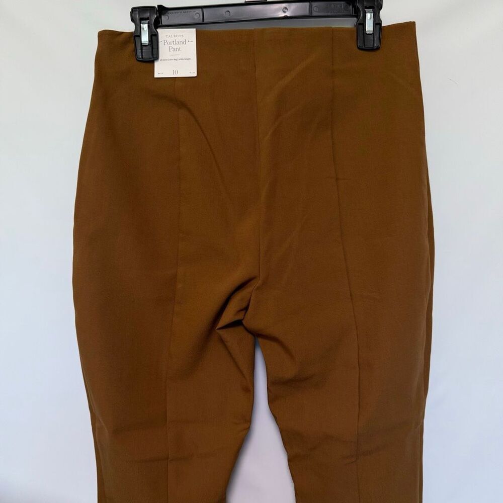Talbots side zip Portland pant slim ankle pant size 10 NWT - Picture 10 of 11